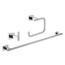 Комплект аксесоари за баня GROHE Essentialis Cube 3В1, хром