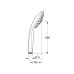 Слушалка за душ GROHE Vitalio  Joy Message 110, хром