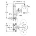 Душ система с термостат за стенен монтаж GROHE BAU Classic 210, хром