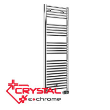 Електрическа лира за баня E-CHROME, 450 W, 137.5х48 см, хром