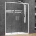 Преграден душ параван с две плъзгащи врати  "ЕFE 600", прозрачно стъкло, 160-200х190 см