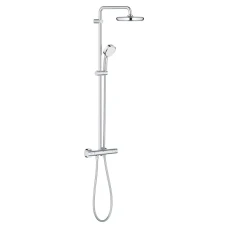 Душ система с термостат за стенен монтаж GROHE Cosmopolitan System 210, хром
