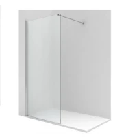 Параван за баня ROCA Victoria, 90х195 см, прозрачно стъкло, хром
