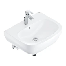 Комплект смесител GROHE Eurosmart и мивка за баня EURO Ceramic, 60 см