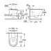 Стояща таоалетна чиния GROHE Essence, задно оттичане Стояща таоалетна чиния GROHE Essence, задно оттичане
