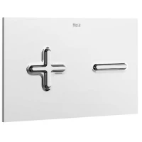 Бутон за вградено казанче, ROCA, In wall, PL6, хром