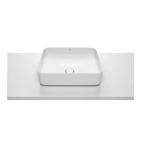 Мивка за баня INSPIRA Square, 50х37х14 см, бял