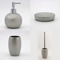 Аксесоари за баня СЕСИЛ, сребрист