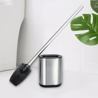 Четка за тоалетна чиния ICA 7288, хром Четка за тоалетна чиния ICA 7288, хром