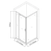 Душ кабина 90х90 см, прозрачно стъкло, хром