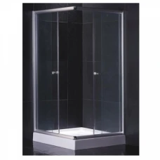 Квадратна душ кабина, 90х90см, хром