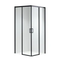 Квадратна душ кабина 25012-88C, 80х80 см, черен мат