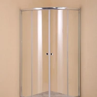 Овална душ кабина, 90х90см, прозрачно стъкло, хром Овална душ кабина, 90х90см, прозрачно стъкло, хром