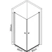 Квадратна душ кабина ICS-109SQ, мат стъкло, хром Квадратна душ кабина ICS-109SQ, мат стъкло, хром