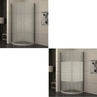 Овална душ кабина SWING, 90х90х200 см