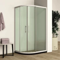 Душ кабина, 85-95х110-120х190 см, бял Душ кабина, 85-95х110-120х190 см, бял