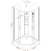 Хидромасажна душ кабина АЛЕЙНА, 90х90х215 см Хидромасажна душ кабина АЛЕЙНА, 90х90х215 см