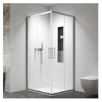  Душ кабина IZY SIDE 100, прозрачно стъкло, хром