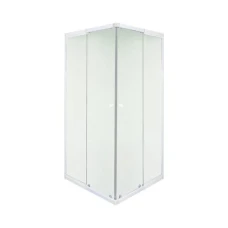 Квадратна регулируема душ кабина, 80-90х80-90х190 см, матирано стъкло