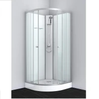 Затворена душ кабина IDEA, без таван, хром