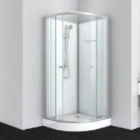 Затворена душ кабина OCEAN, без таван, хром