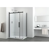 Правоъгълна душ кабина, 80-90х120-140х195 см, в черно Правоъгълна душ кабина, 80-90х120-140х195 см, в черно