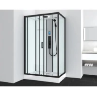 Хидромасажна душ кабина BOSTON BLACK, 90x120x215 см