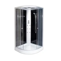 Хидромасажна душ кабина DESTINY, 100х100х210см, хром