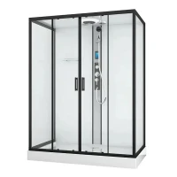 Хидромасажна душ кабина NEW YORK BLACK, 90x160x215 см