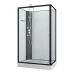 Хидромасажна душ кабина VIVA Black, без таван, в черно