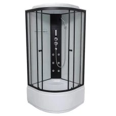 Хидромасажна душ кабина Future Black 2, с високо корито