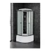 Хидромасажна душ кабина Future Black, с високо корито