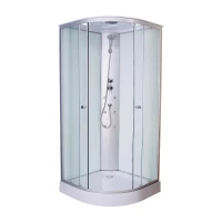 Хидромасажна душ кабина TM01, 90х90х210см, хром