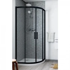 Овална душ кабина "Connect" 2, черена коприна