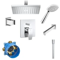 Душ комплект за вграждане 7 части THESIS L, хром Душ комплект за вграждане 7 части THESIS L, хром