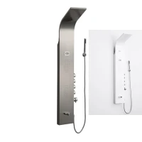 Хидромасажен душ панел ДЖЕНИ, бял-хром Хидромасажен душ панел ДЖЕНИ, бял-хром