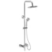 Душ колона в комплект със смесител за умивалник 2 в 1 SEVA L, хром Душ колона в комплект със смесител за умивалник 2 в 1 SEVA L, хром
