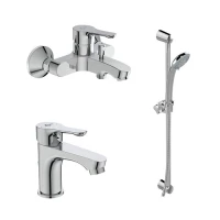 Душ комплект за баня 3 в 1 ALPHA, хром Душ комплект за баня 3 в 1 ALPHA, хром