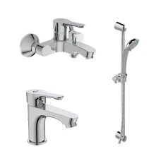 Душ комплект за баня 3 в 1 ALPHA, хром
