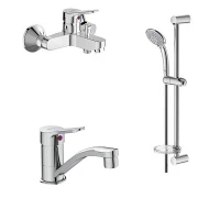 Душ комплект за баня 3 в 1 SCORPIO, хром