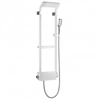 Душ панел с органайзер MALAGA, в бяло Душ панел с органайзер MALAGA, в бяло