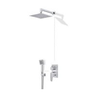 Душ система за вграждане 4 части ITACA Combo, хром