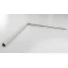 Квадратен праг полимермрамор за душ параван, 80-125 см.