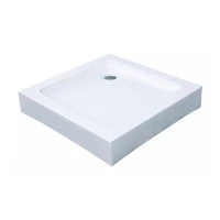 Квадратно акрилно душ корито BOG, 80х80х12 см, бяло