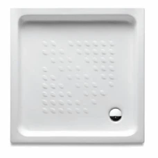 Душ корито квадратно, 90х90х11 см, бяло
