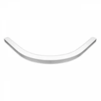 Овален праг полимермрамор за душ параван, 90-90 см