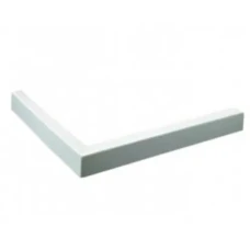 Квадратен праг за душ параван, 100-120 см, бял