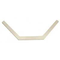 Праг за душ параван, 90х90х6 см, бял Праг за душ параван, 90х90х6 см, бял