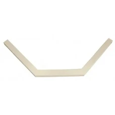 Праг за душ параван, 90х90х6 см, бял