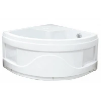 Високо овално душ корито, 90х90х50 см